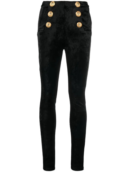 Skinny Velvet Trousers