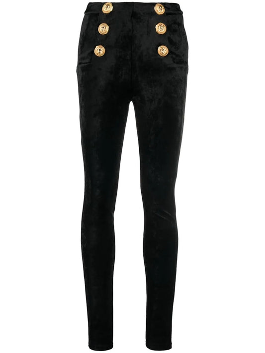 Skinny Velvet Trousers