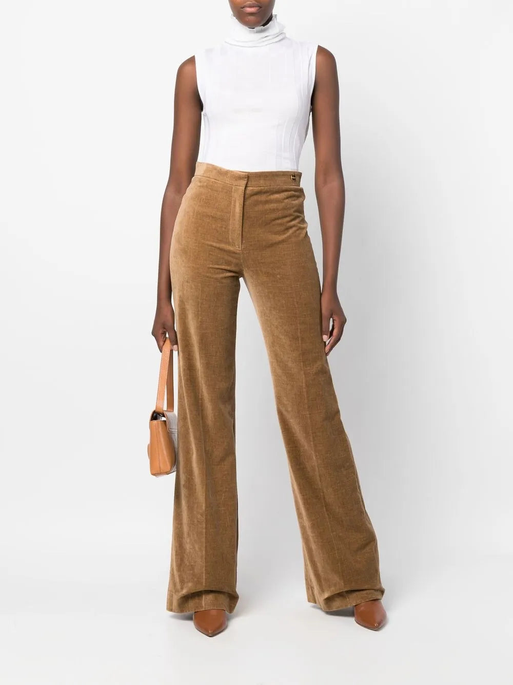 Romy Sleeveless Roll-Neck Top