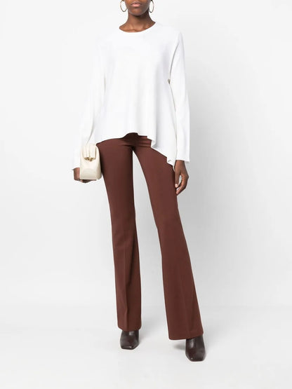 Heloise Asymmetric-Hem Jumper