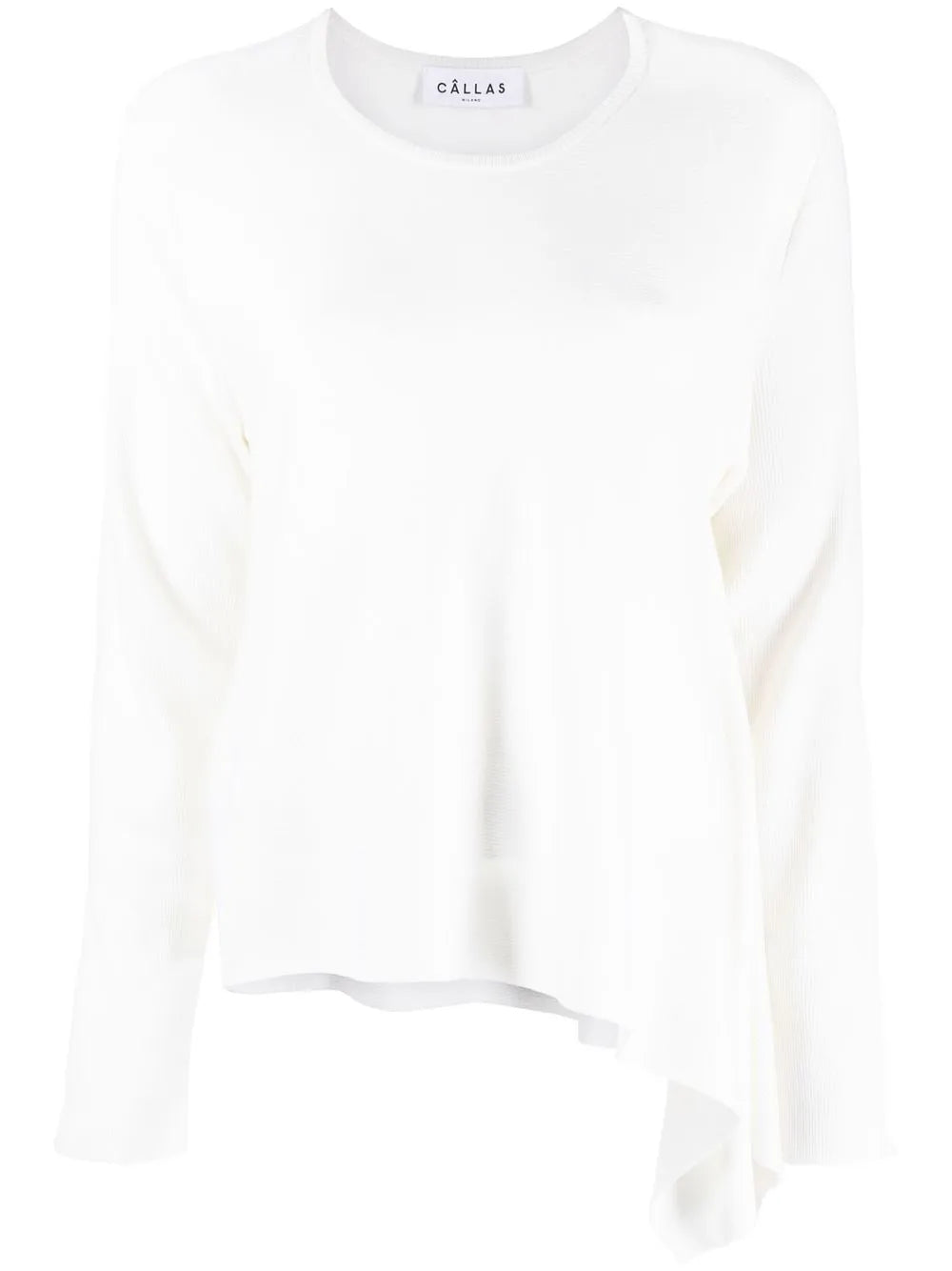 Heloise Asymmetric-Hem Jumper