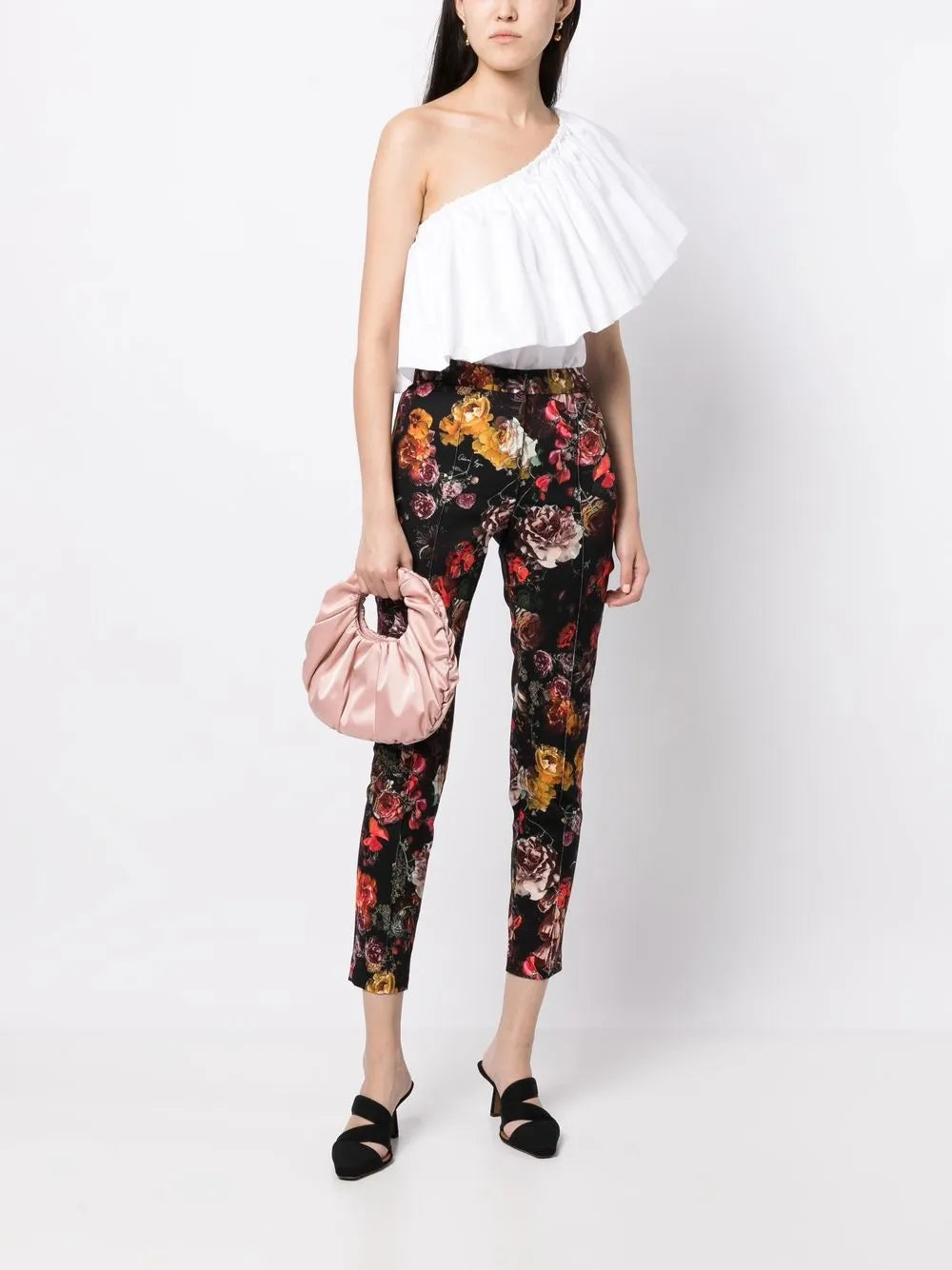 One-Shoulder Ruffled Top