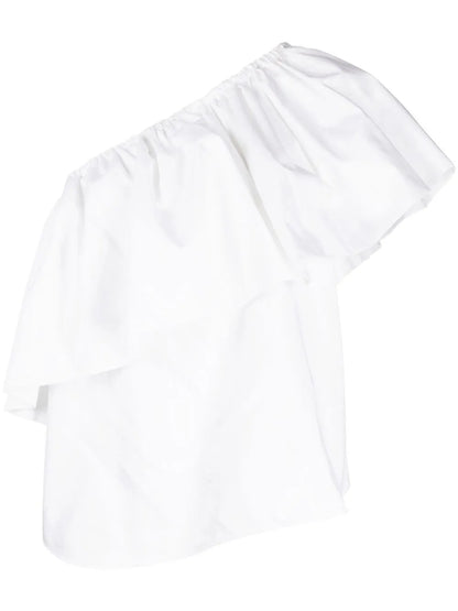 One-Shoulder Ruffled Top