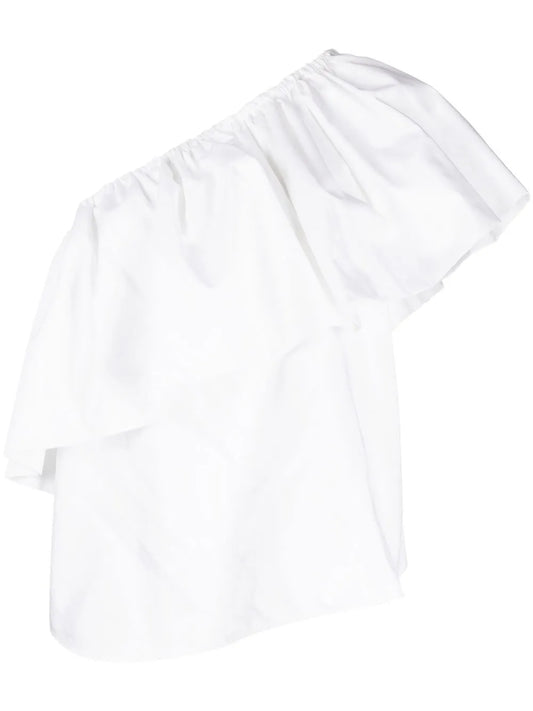 One-Shoulder Ruffled Top