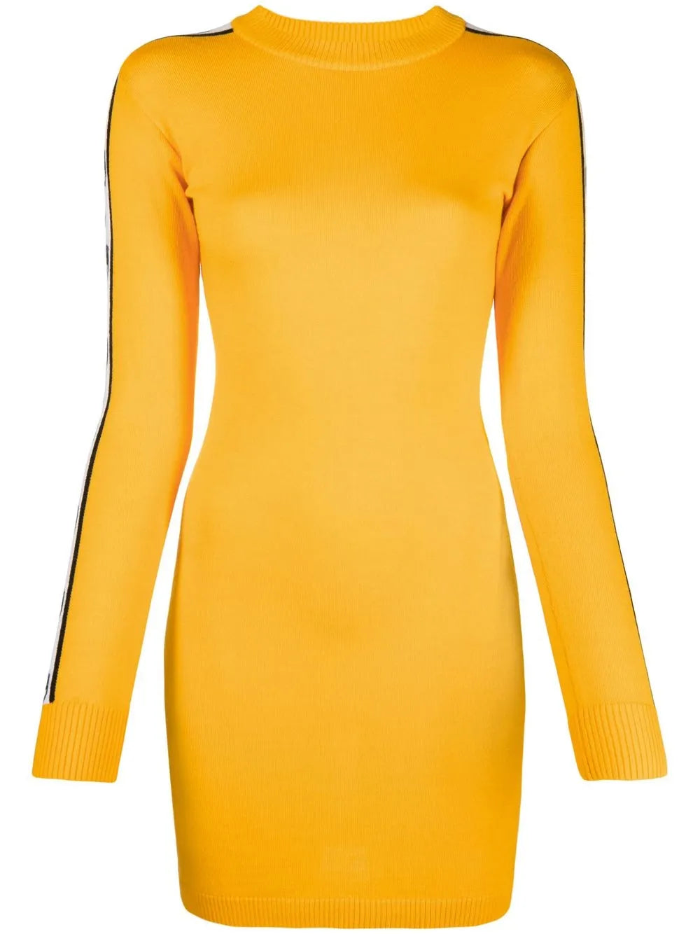 Logo-Tape Mini Knitted Dress