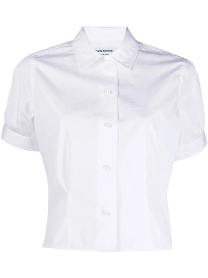 Cropped Short-Sleeve Shirt
