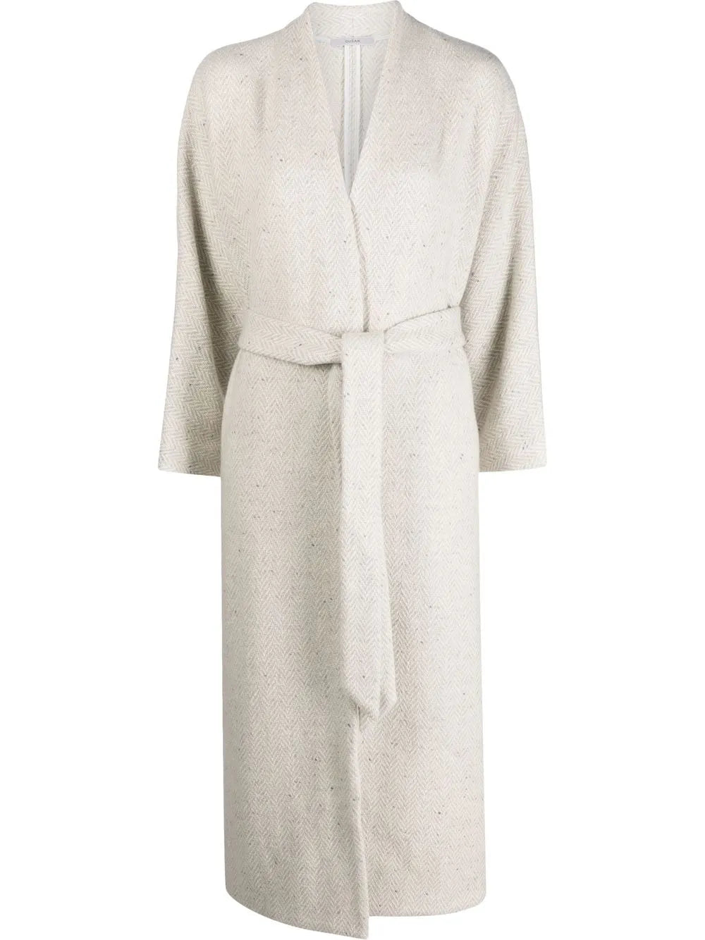 Virgin Wool-Cashmere Belted Coat