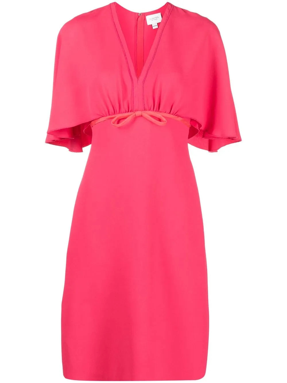 Bow-Detail V-Neck Dress