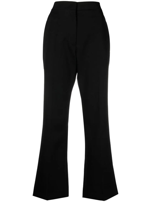 High-Waisted Cropped Trousers