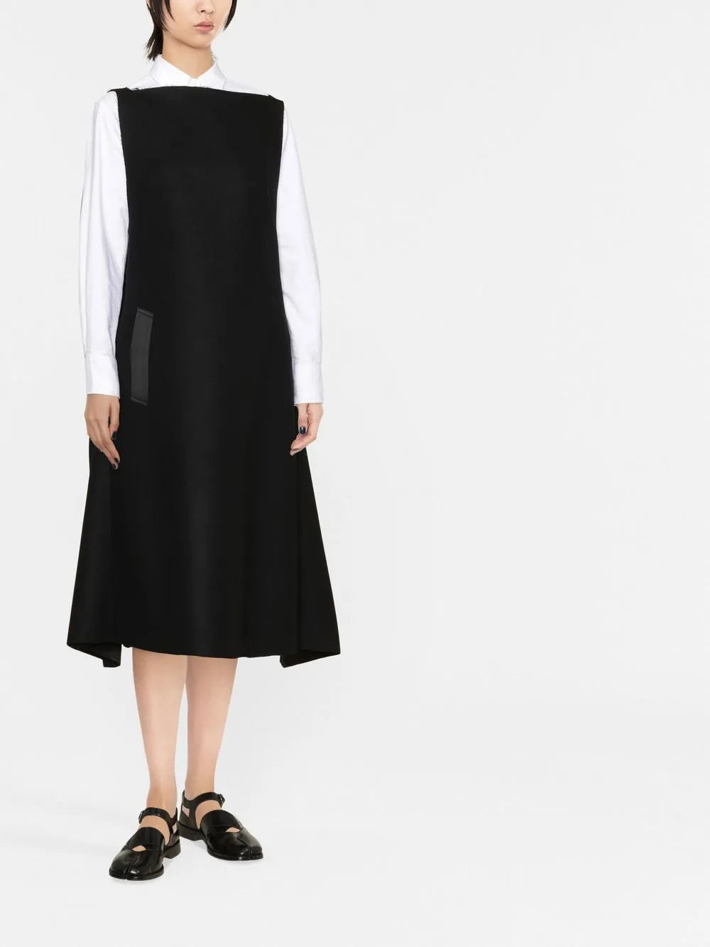 Cape-Style A-Line Minidress