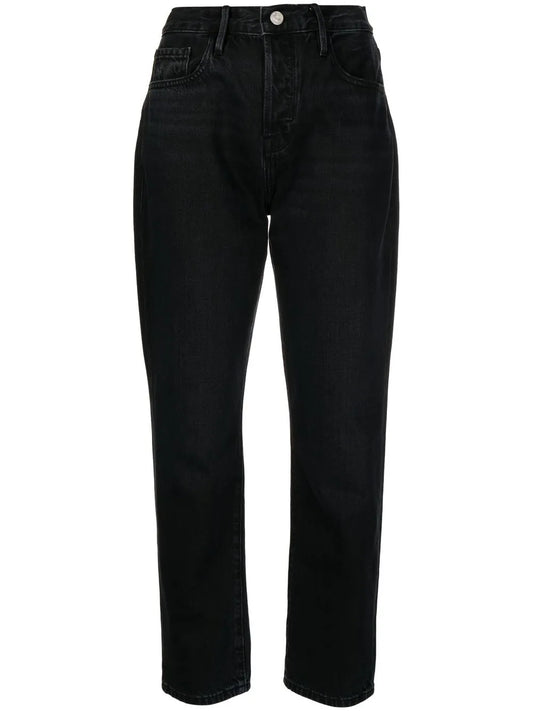 Tapered High-Waist Jeans