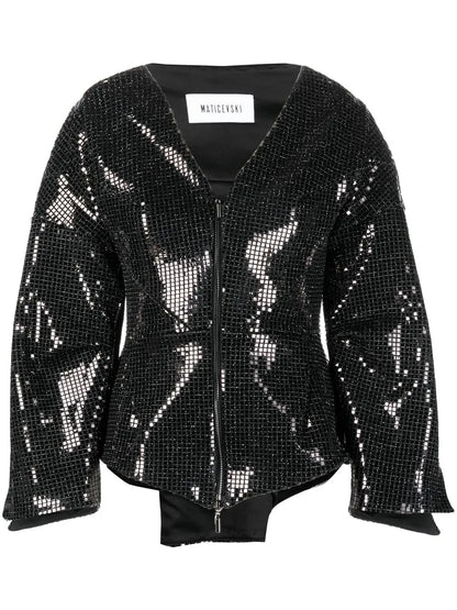 Rythmical Mirror V-Neck Jacket