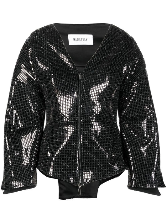 Rythmical Mirror V-Neck Jacket