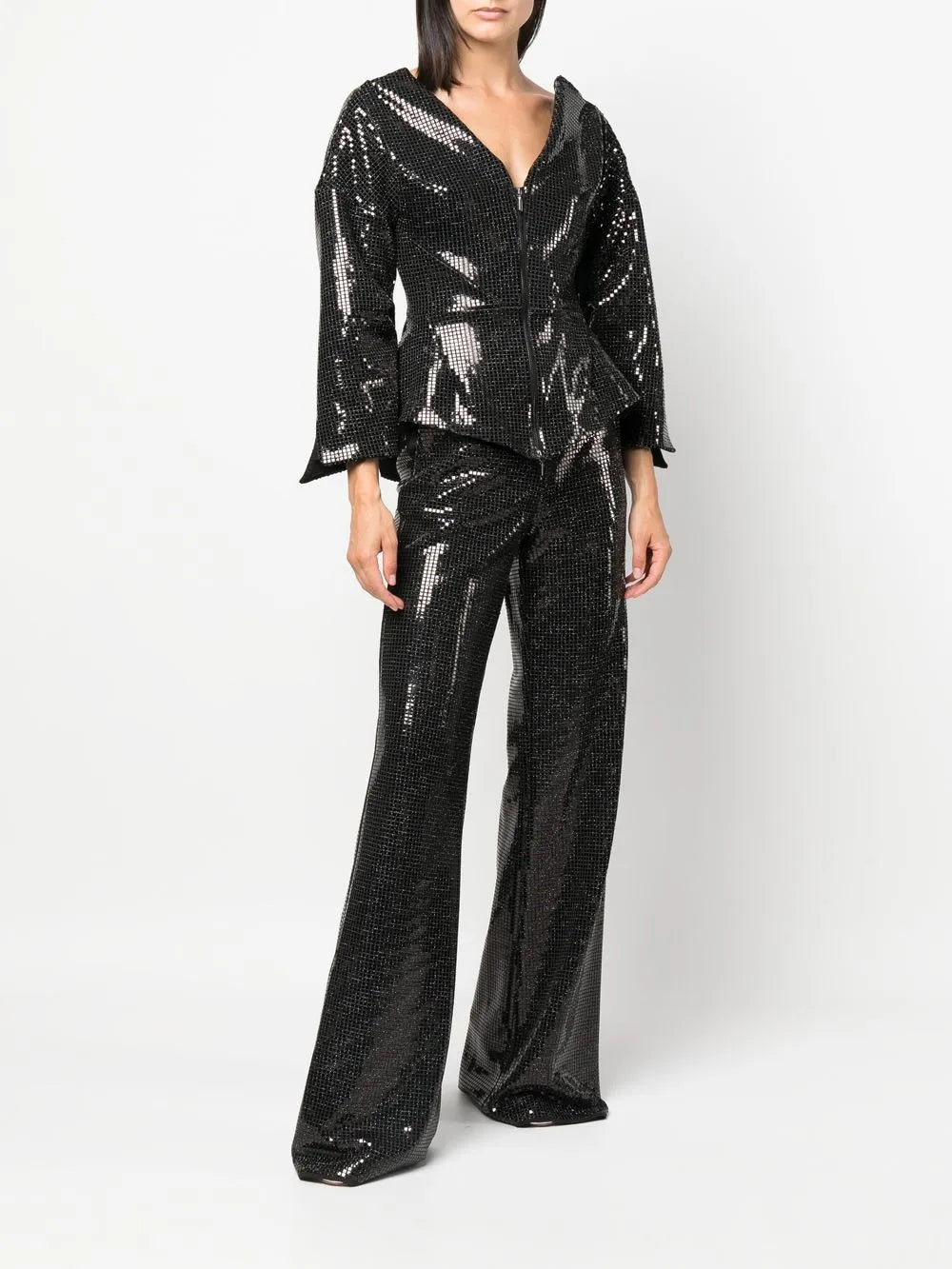 Rythmical Mirror V-Neck Jacket