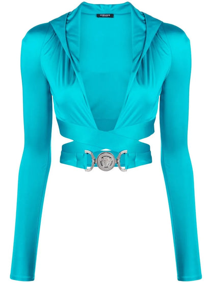 Medusa Biggie Crop Hoodie