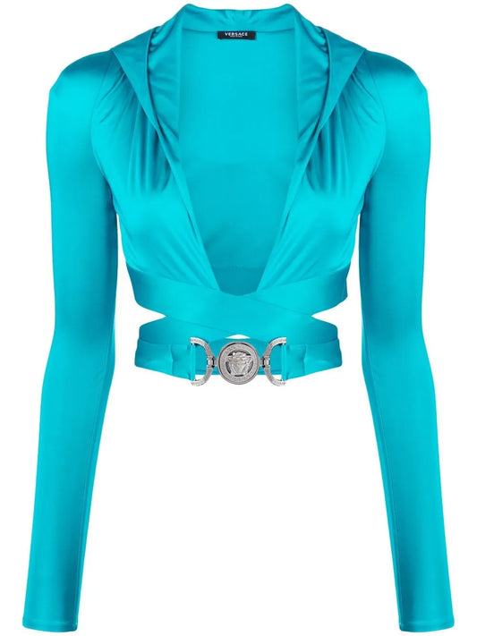 Medusa Biggie Crop Hoodie