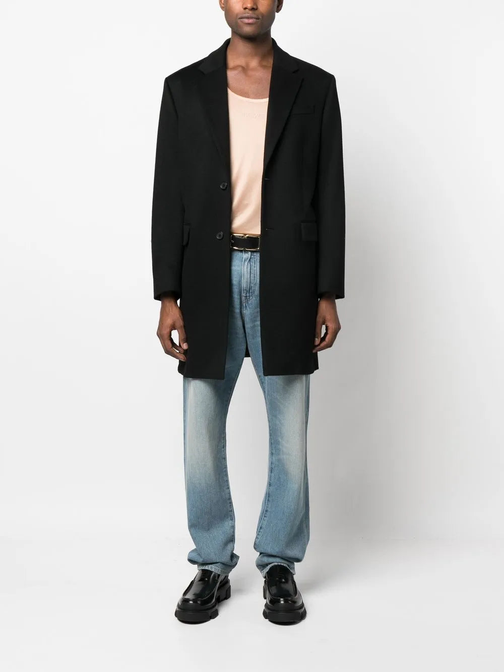 Single-Breasted Button Coat
