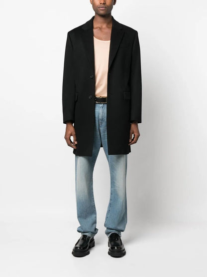 Single-Breasted Button Coat