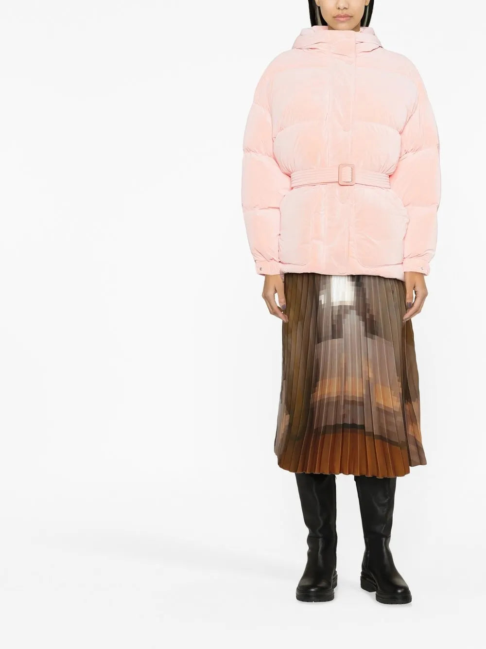 Belted Puffer Jacket
