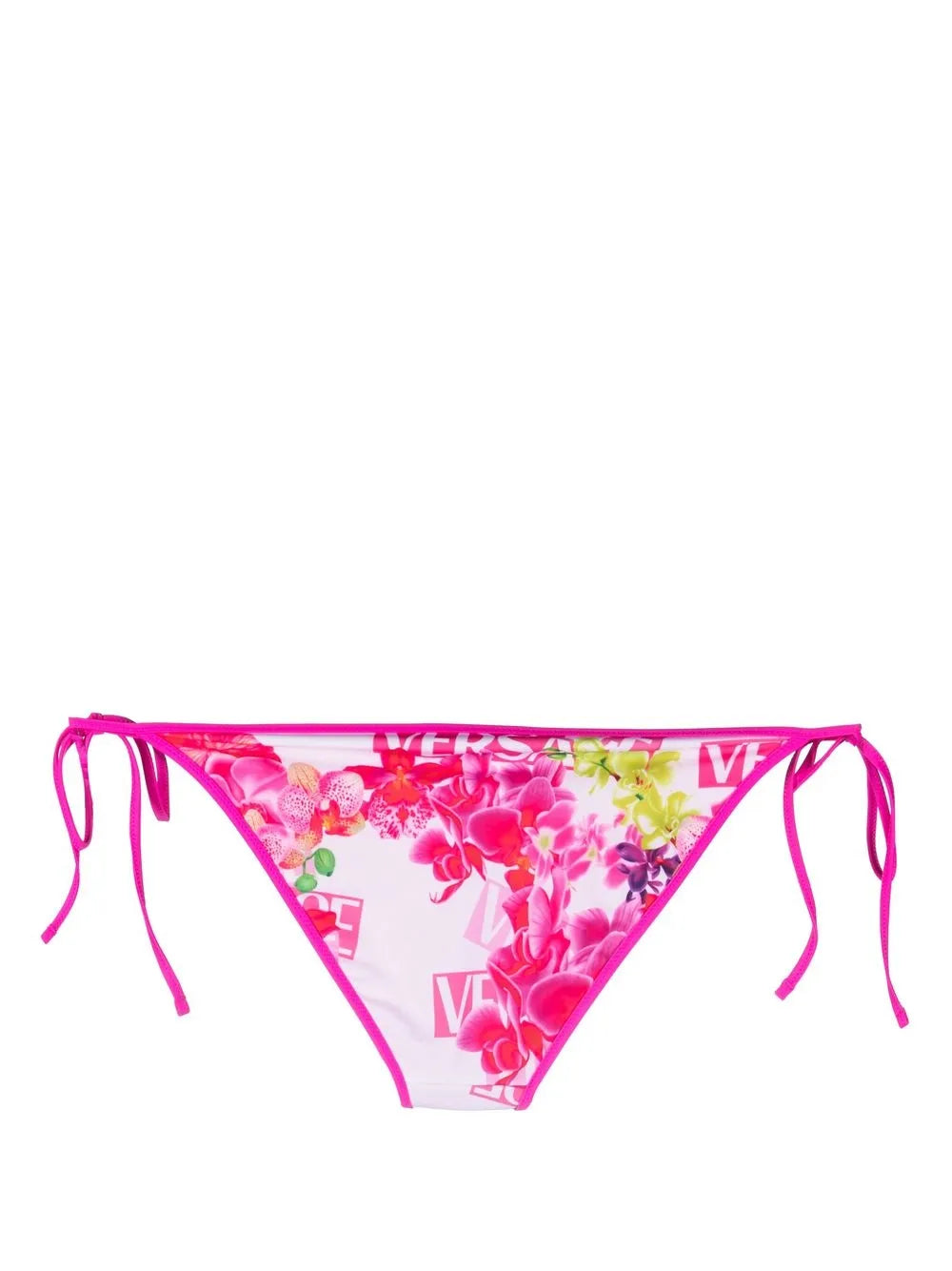 Reversible Logo Orchid Bikini Bottoms