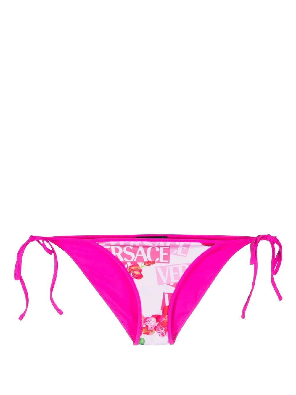 Reversible Logo Orchid Bikini Bottoms