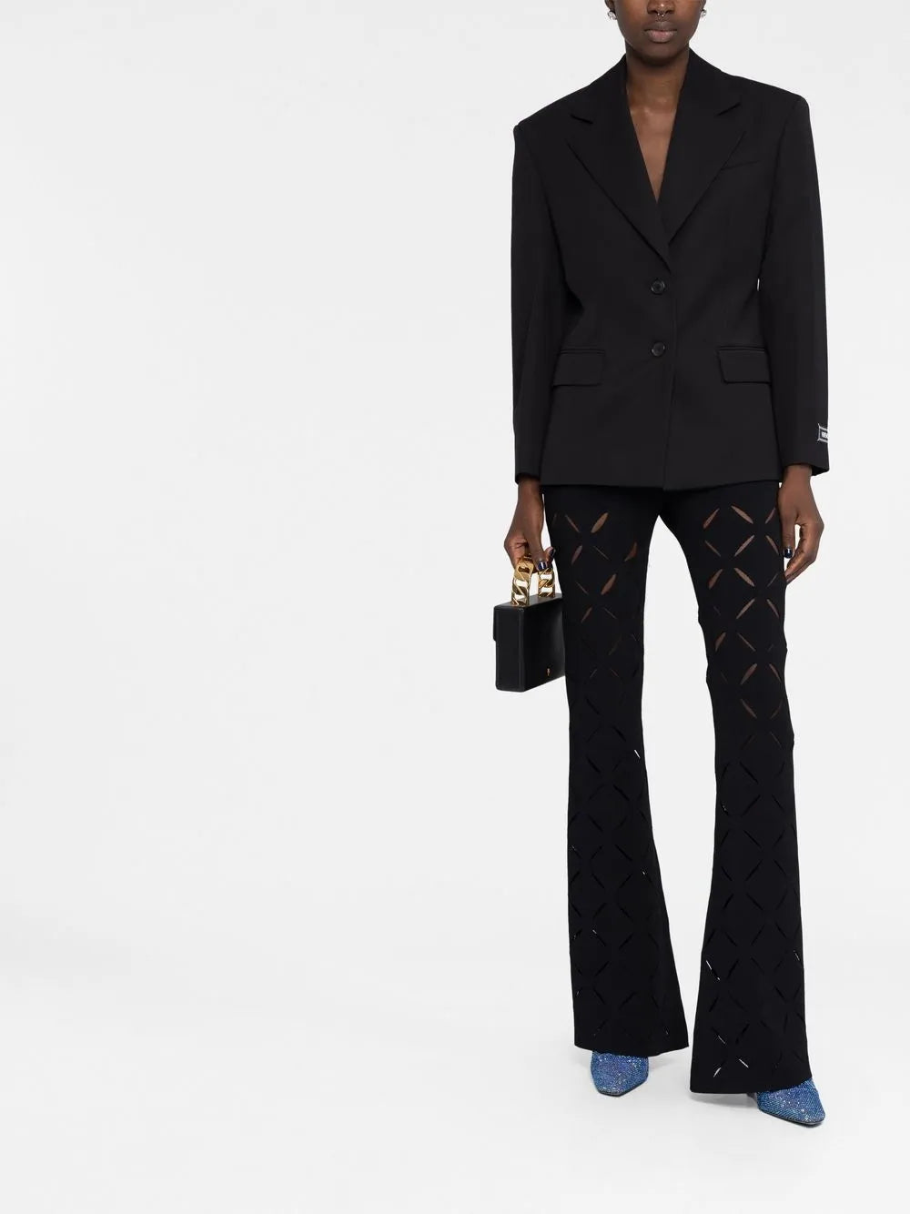 Single-Breasted Wool Blazer