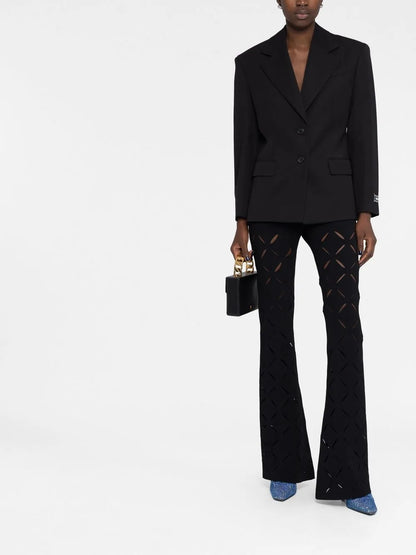 Single-Breasted Wool Blazer