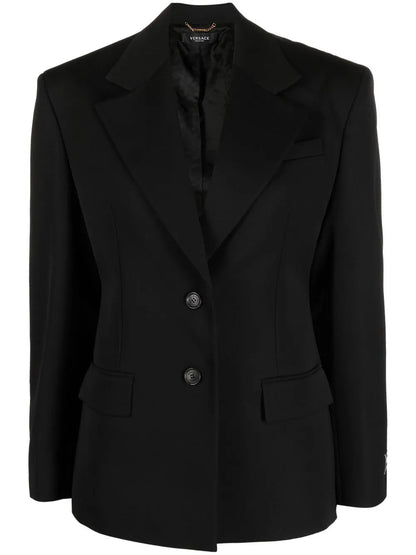 Single-Breasted Wool Blazer