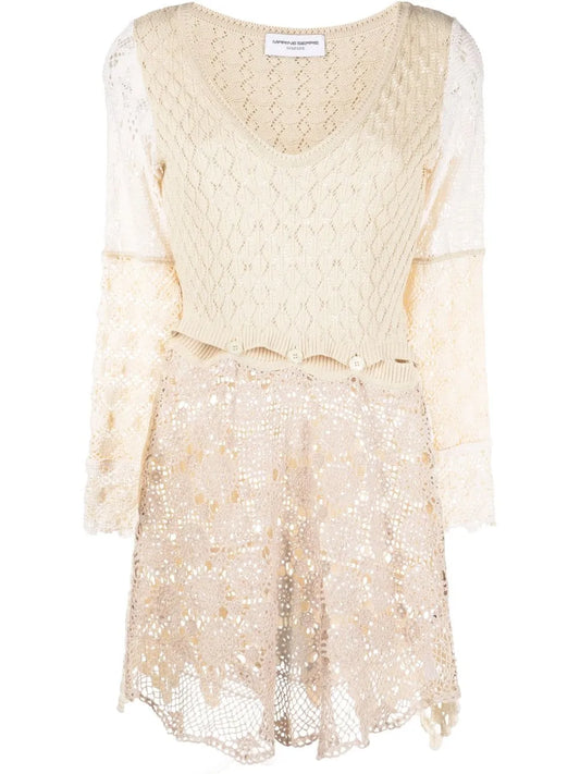 Crochet Mini Dress
