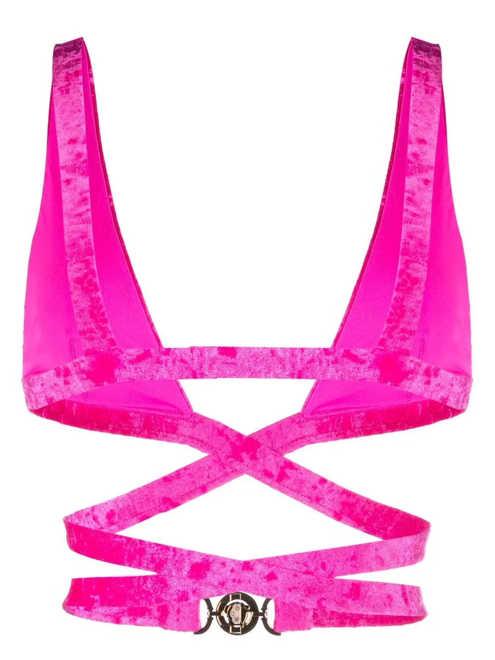 Medusa Plaque Triangle Bikini Top