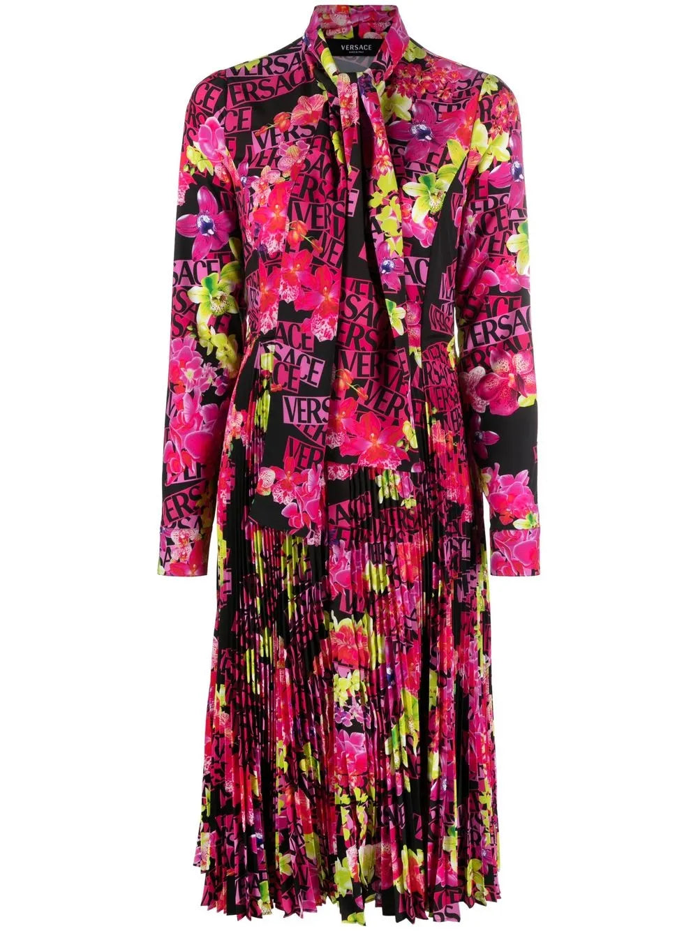 Floral-Print Midi Dress