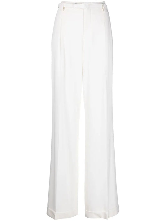 Wide-Leg Tailored Trousers