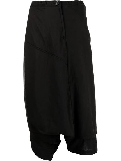 Asymmetric Cropped Trousers