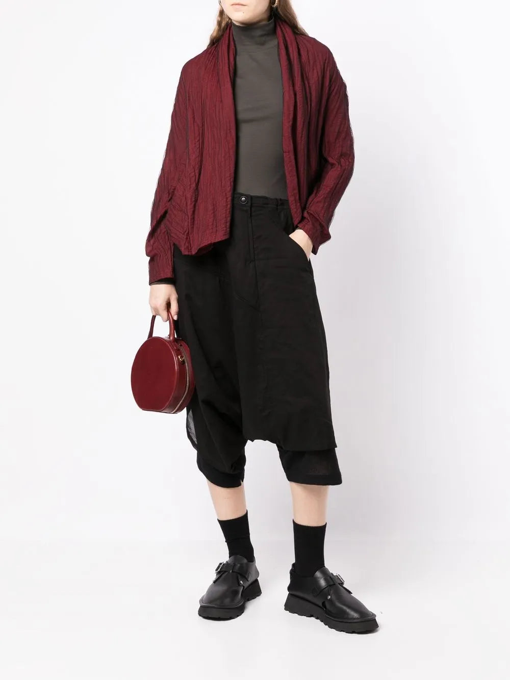Asymmetric Cropped Trousers