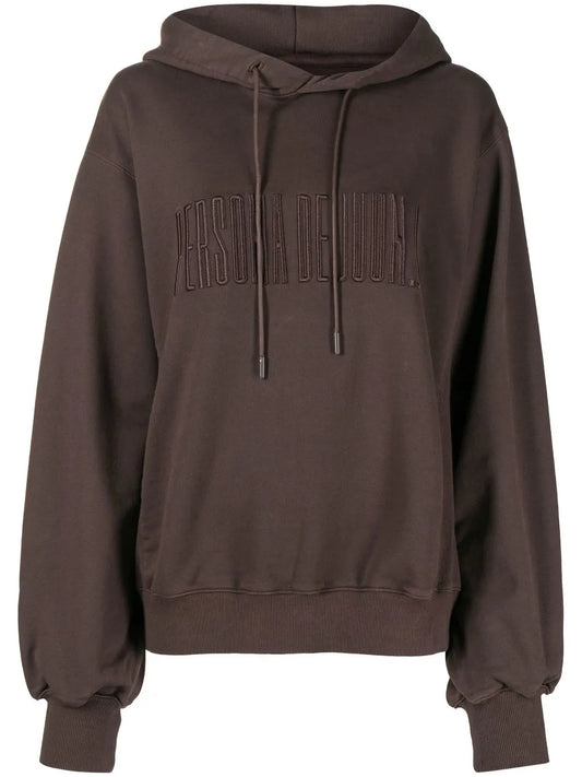 Slogan Drawstring Hoodie