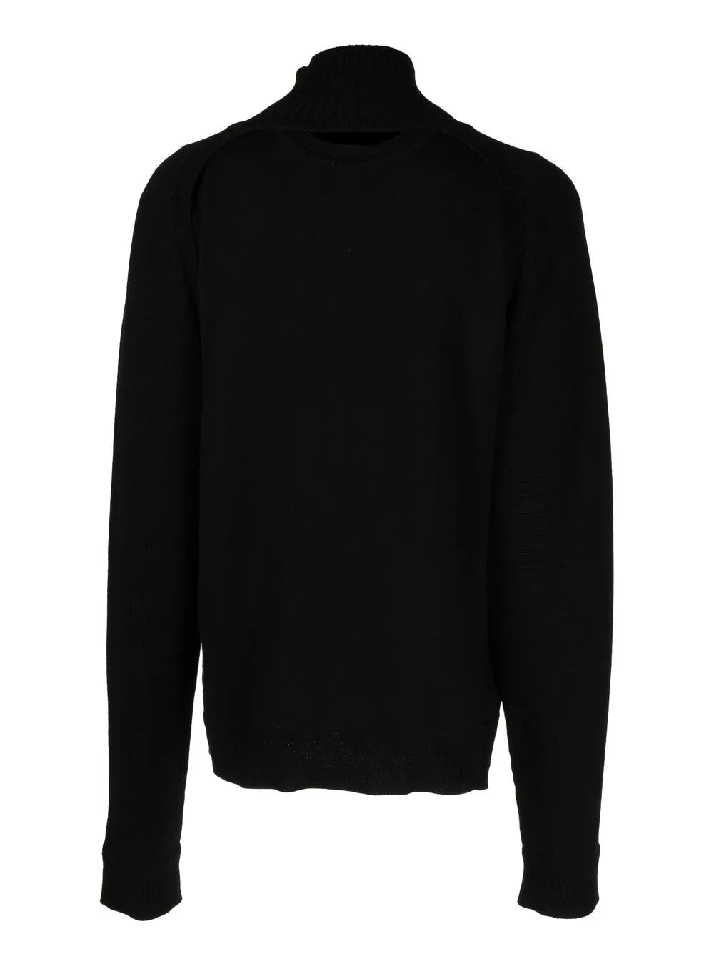 High-Neck Knitted Top