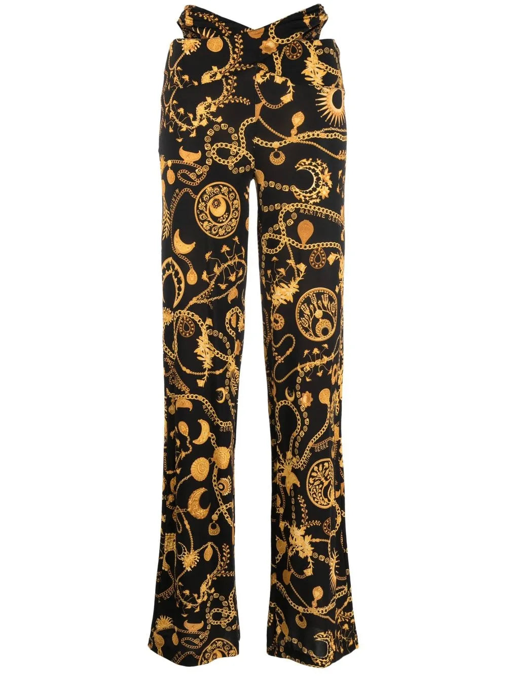 Ornament Jewellery-Print Jumpsuit