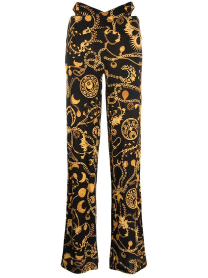 Ornament Jewellery-Print Jumpsuit