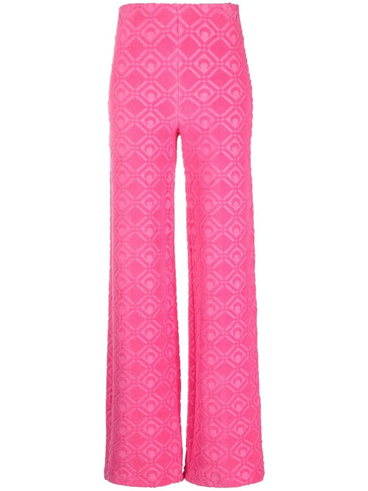 Moon Sponge Flared Trousers