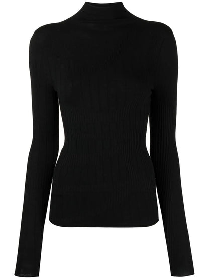 Intarsia-Detail Knit Jumper
