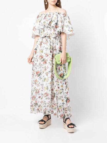 Floral-Print Ruffle-Tiered Dress