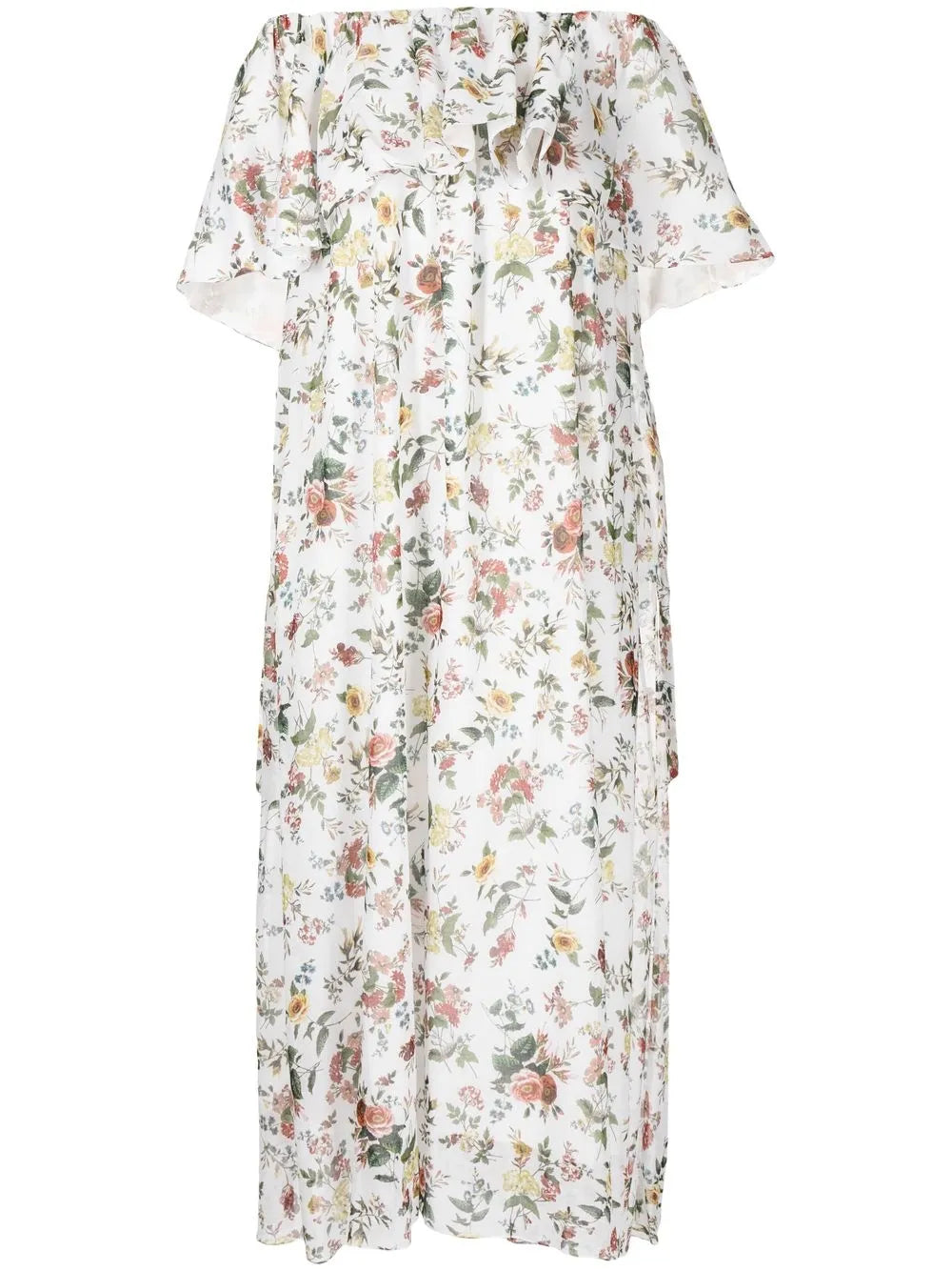Floral-Print Ruffle-Tiered Dress