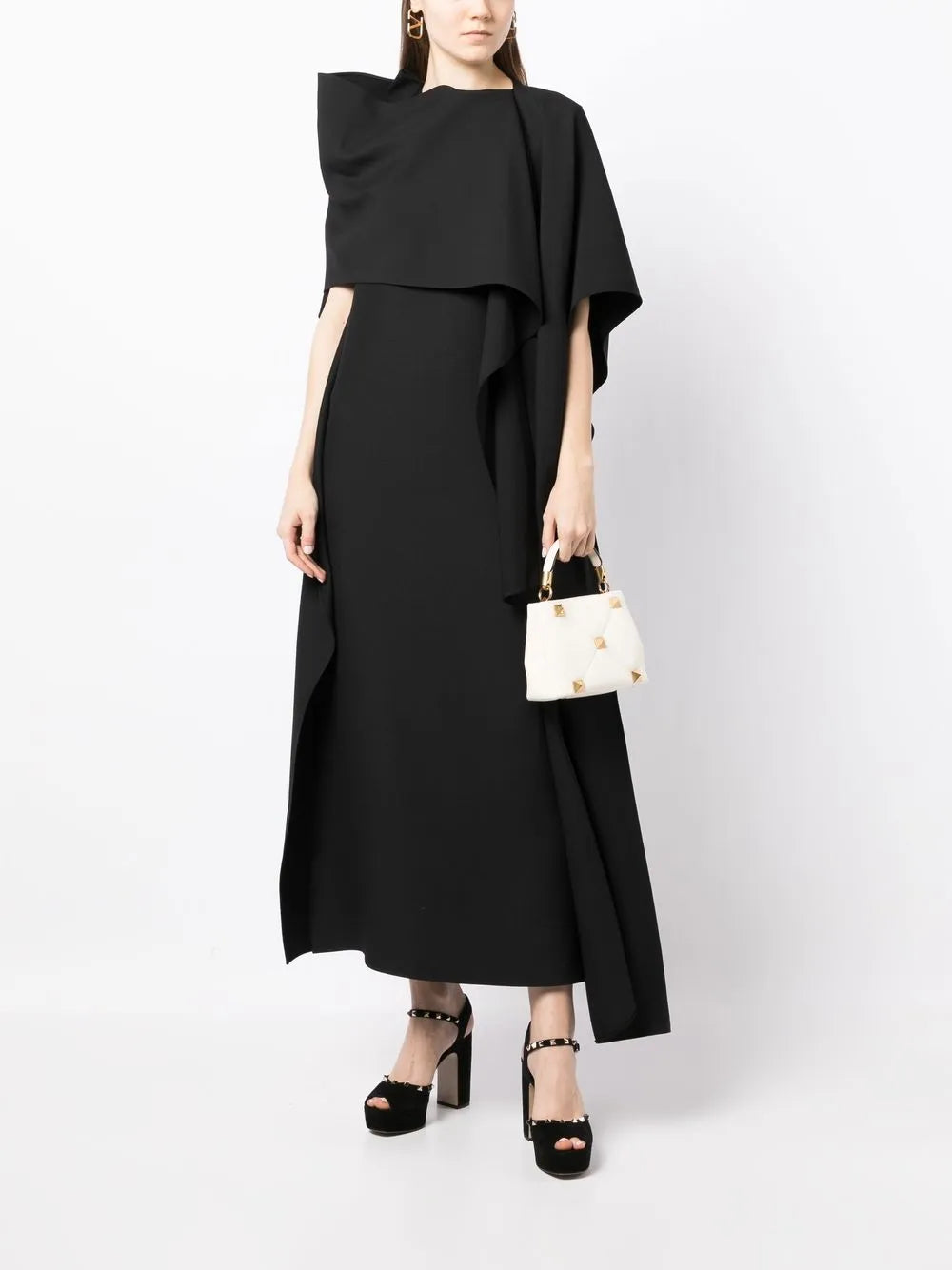 Draped Midi Dress
