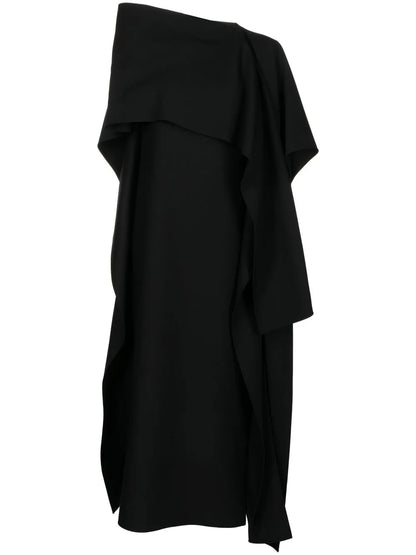 Draped Midi Dress