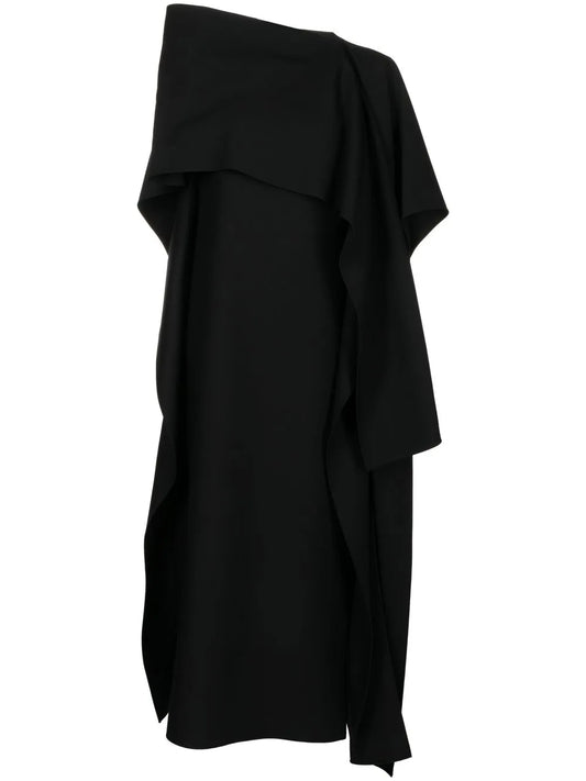 Draped Midi Dress