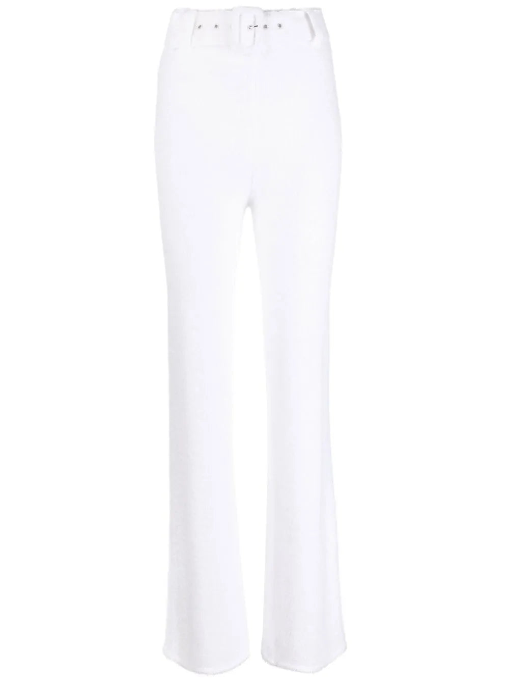 High-Waisted Flared Trousers