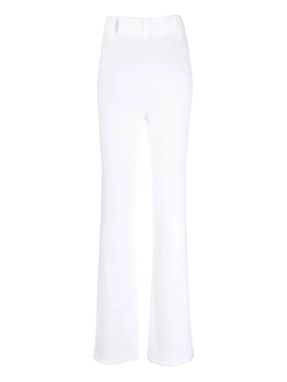 High-Waisted Flared Trousers