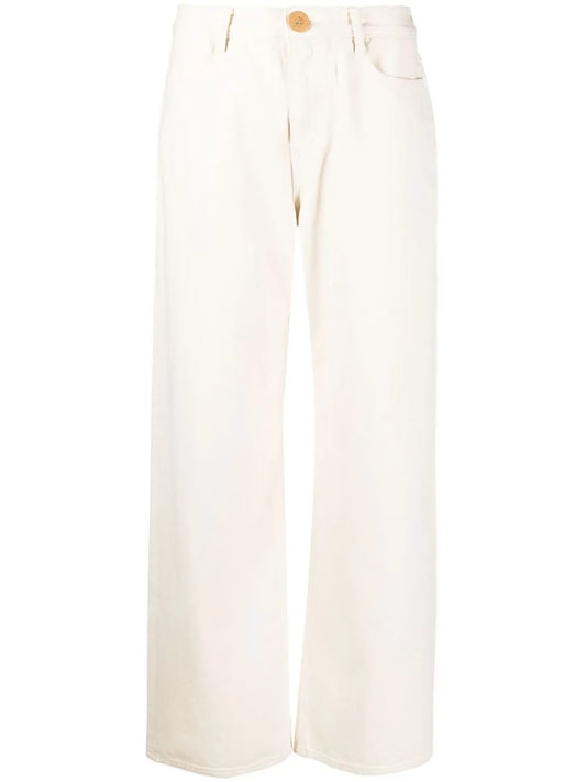 High-Waisted Wide-Leg Jeans