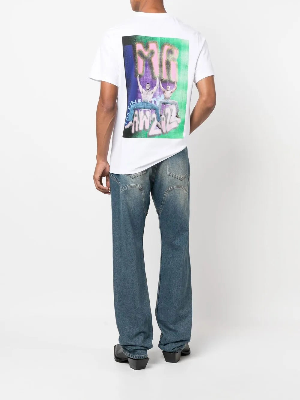 Rear Graphic-Print T-Shirt