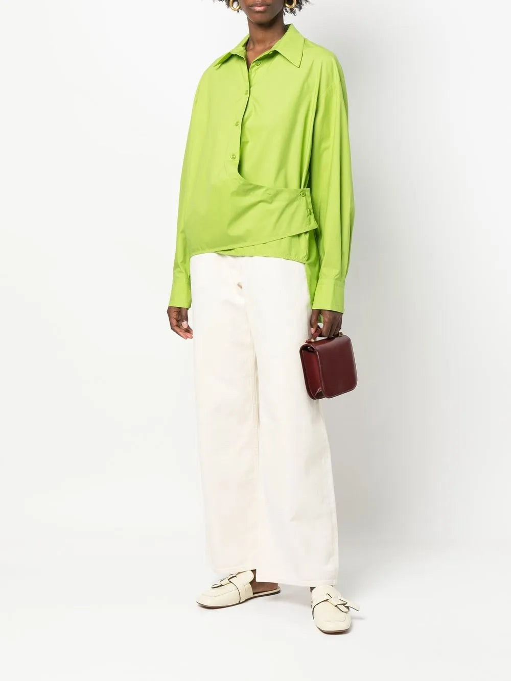 Wrap-Around Asymmetric Shirt